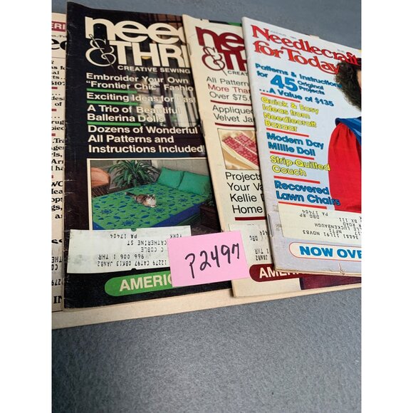 Vintage Needlecraft & Sewing Magazines 1983 Lot - Patterns & Instructions - Picture 7 of 7